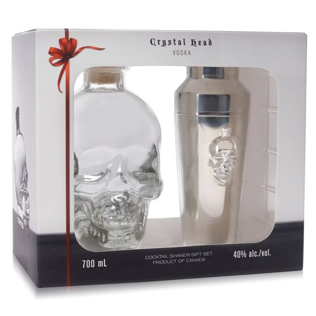 Dan Aykroyds Crystal Head Vodka 0.7L (40% Vol.) Gift Set With Cocktail Shaker 3 Dan Aykroyds Crystal Head Vodka 0.7L (40% Vol.) Gift Set With Cocktail Shaker