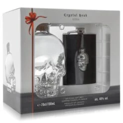 Dan Aykroyd's Crystal Head Vodka 0.7L (40% Vol.) Gift Box With Flask