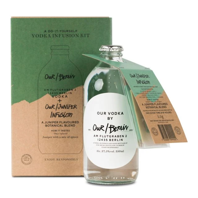 Our/Berlin Vodka Infusion Kit Juniper 0,35L (37,5% Vol.) 3 Our/Berlin Vodka Infusion Kit Juniper 0,35L (37,5% Vol.)
