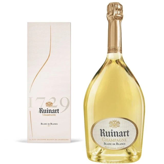Ruinart Blanc De Blancs Magnum 1.5L (12.5% Vol.) With GB 3 Ruinart Blanc De Blancs Magnum 1.5L (12.5% Vol.) With GB