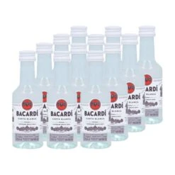 Bacardi Carta Blanca PET 10x 0.05L (40% Vol.)