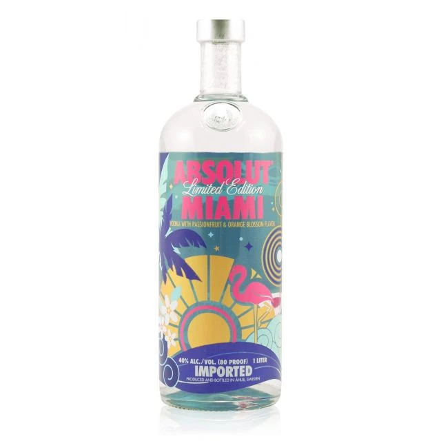 Absolut Miami Limited Edition 1.0L (40% Vol.) 3 Absolut Miami Limited Edition 1.0L (40% Vol.)