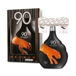 Meukow 90 Cognac VS 0,7L (45% Vol.) GB With 2 Shot Glasses