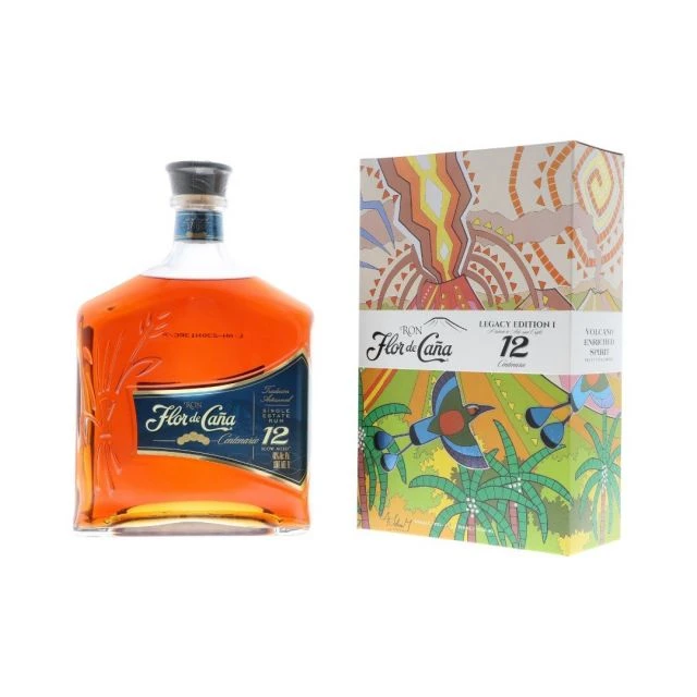 Flor De Cana 12 YO Rum In Gift Box 1.00L (40% Vol.) 3 Flor De Cana 12 YO Rum In Gift Box 1.00L (40% Vol.)