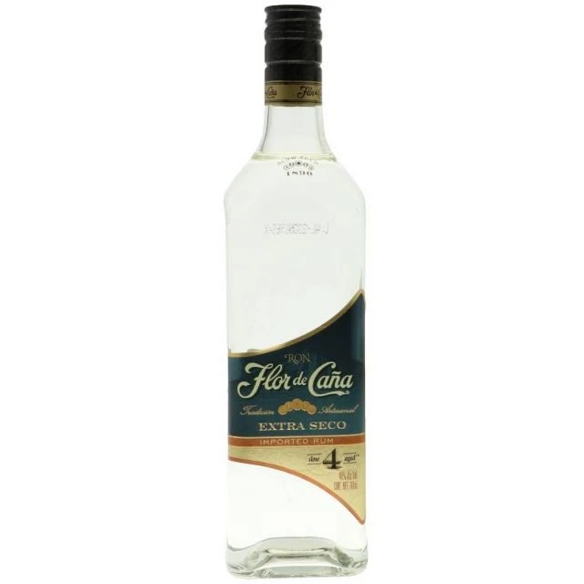 Flor De Caña Blanco 4 YO Rum Extra Dry 0.70L (40% Vol.) 3 Flor De Caña Blanco 4 YO Rum Extra Dry 0.70L (40% Vol.)