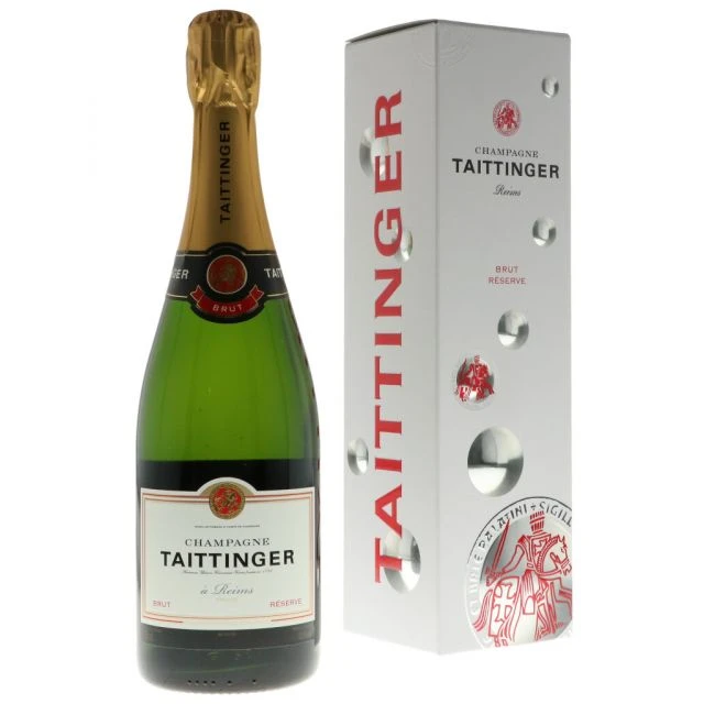 Taittinger Brut Reserve + GB 0.75L (12.5% Vol.) 3 Taittinger Brut Reserve + GB 0.75L (12.5% Vol.)