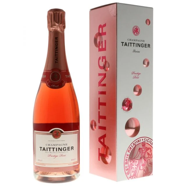 Taittinger Brut Prestige Rosé + GB 0.75L (12.5% Vol.) 3 Taittinger Brut Prestige Rosé + GB 0.75L (12.5% Vol.)