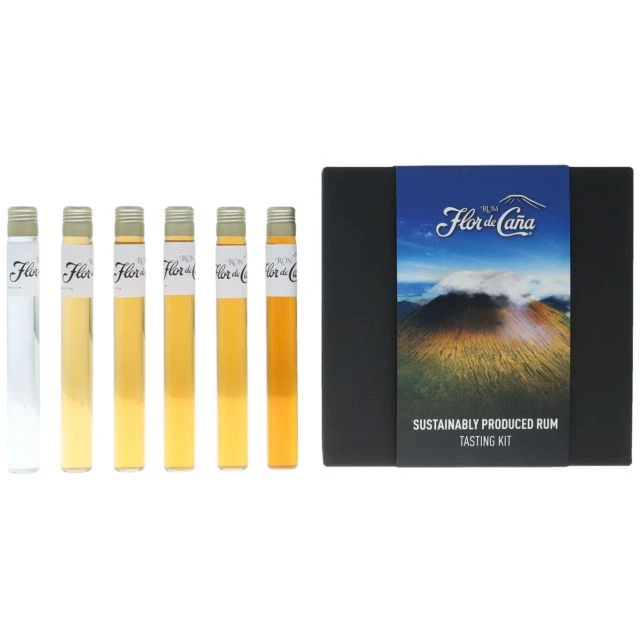 Flor De Cana Tasting Set 6x0.025 (58% Vol.) 3 Flor De Cana Tasting Set 6x0.025 (58% Vol.)