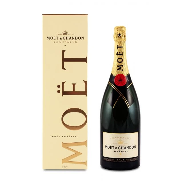 Moët & Chandon Brut Impérial Magnum 1.5L (12% Vol.) With GB 3 Moët & Chandon Brut Impérial Magnum 1.5L (12% Vol.) With GB