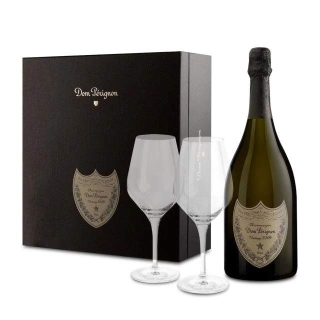 Dom Pérignon Vintage 2009 0.75L (12.5% Vol.) With GB Incl. 2 Glasses 3 Dom Pérignon Vintage 2009 0.75L (12.5% Vol.) With GB Incl. 2 Glasses